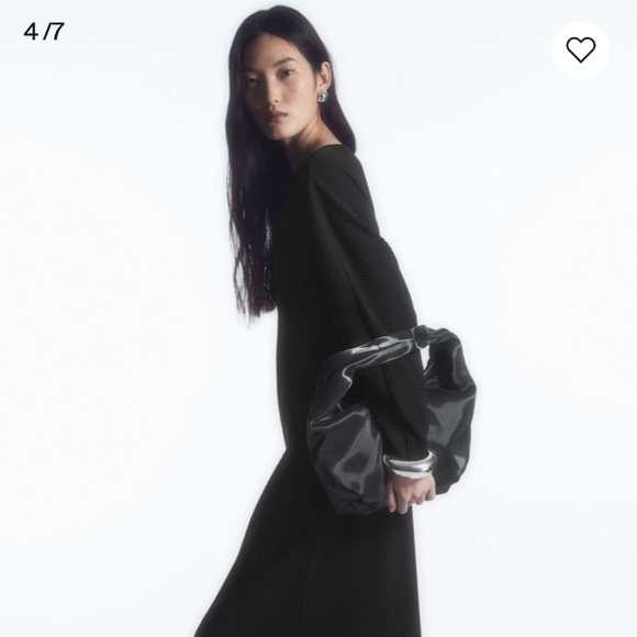 COS Pleated Midi Dress NWT Med - Picture 2 of 5